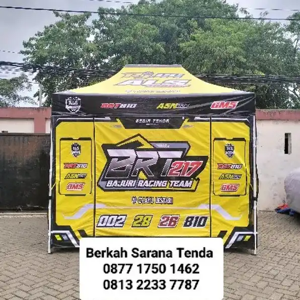 Tenda Paddock Racing Balap Mataram Lombok 0813-2233-7787 Berkah Saran Tenda