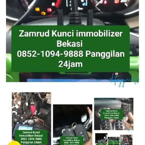 Ahli Kunci immobilizer Cibitung 0852-1094-9888 Zamrud Kunci