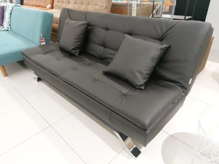 Selma Greesa Sofa Bed Kulit - Hitam