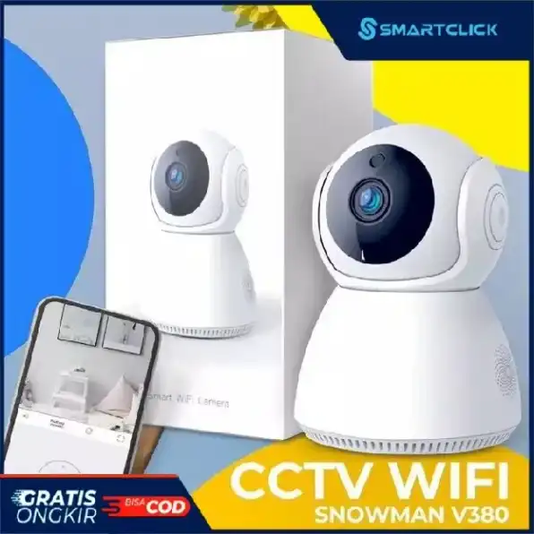 CCTV Smart Wifi IP Camera HD 1080P V380 HUMAN DETECTION Q7S SNOWMAN