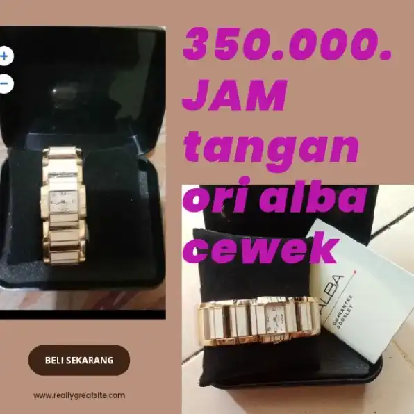 dijual jam tangan ori alba cewek