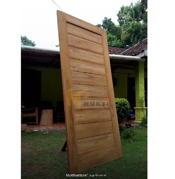 Pintu Minimalis Jati 200x80 Ready Stock langsung Produsen