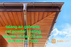 Talang air metal galvanis pasar minggu wa 0811177522 solusi  talang air atap
