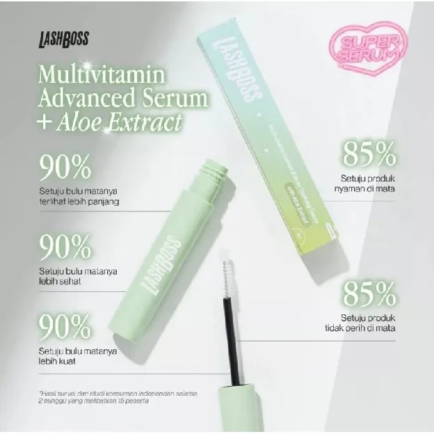 LASH BOSS Rapunzel Serum for Lash and Brow | Serum Penumbuh Bulu Mata dan Alis