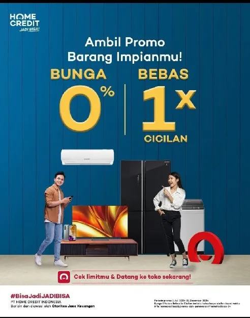 Promo cicilan  Oppo A3 ProBunga 0% dan free cicilan 1x