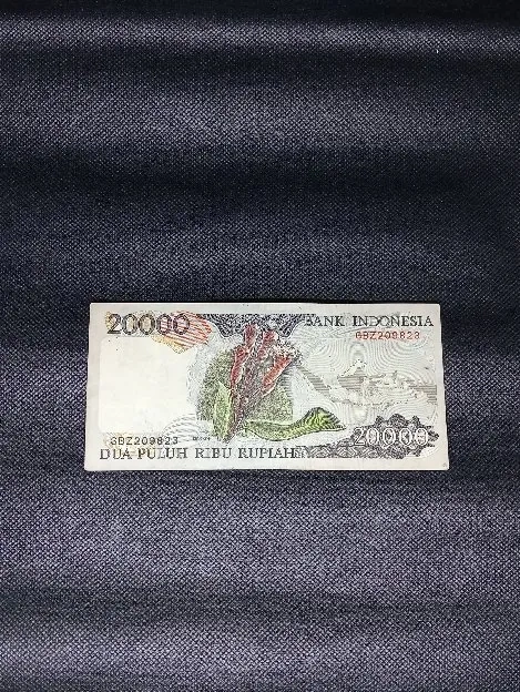 uangkuno 20000 rupiah cendrawasih