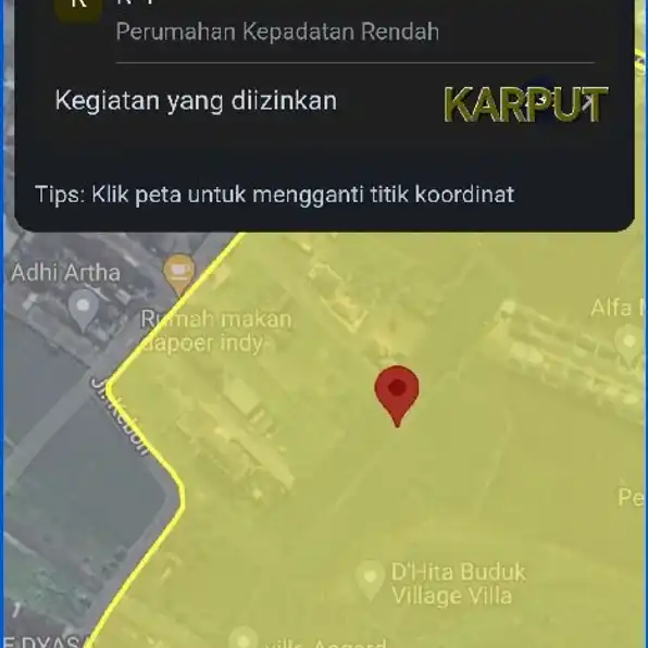 Dikontrakan 5 are & 17,4 are, Jl. Kebon Raya Tuka Buduk Bernasi Mengwi