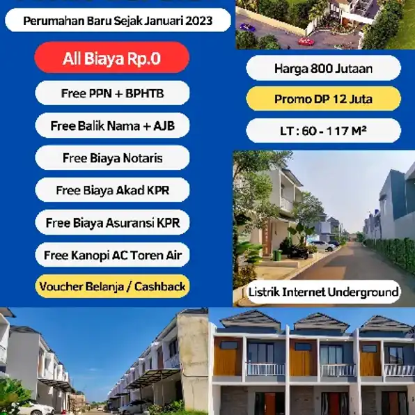 Rumah murah 2 lantai di pamulang