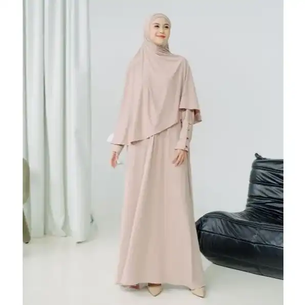 Abaya Jersey Set Kerudung