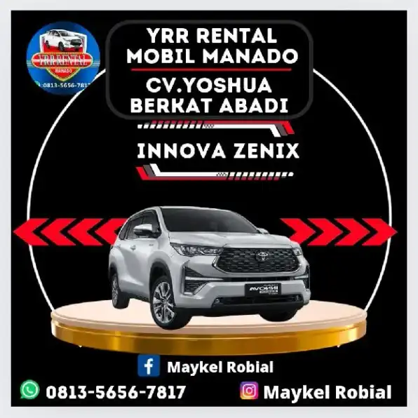 Rental Mobil Murah Manado plus Driver 0813-5656-7817 YRR Rental