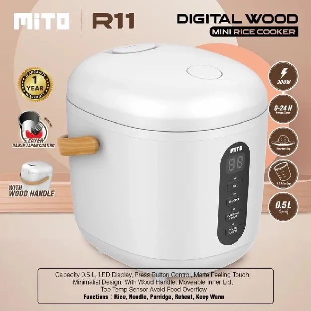 Mito Digital Rice Cooker R11 R-11 R 11 KAPASITAS 0,5L