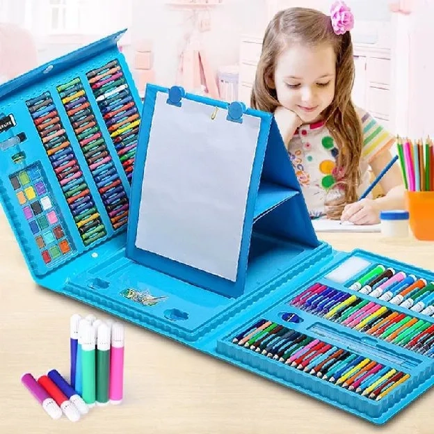 Crayon Set 208pcs / Crayon Mewarnai 208pcs & 150pcs Warna / Pensil Krayon Warna Alat Menggambar atau