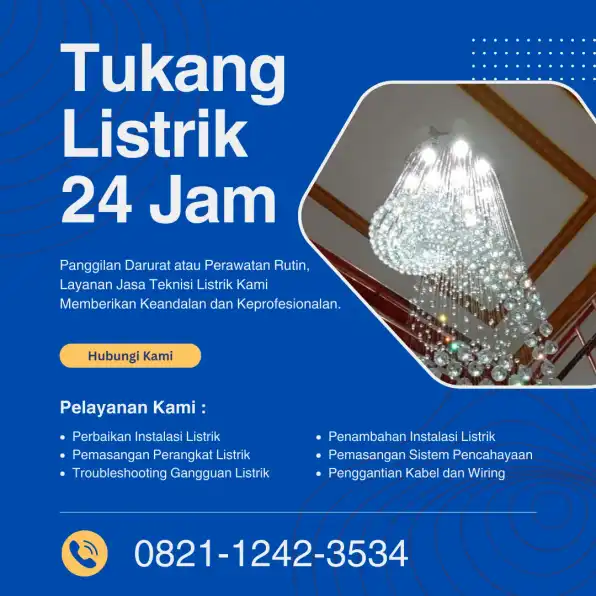 Tukang Listrik Cipayung Tangerang Selatan 0821-1242-3534