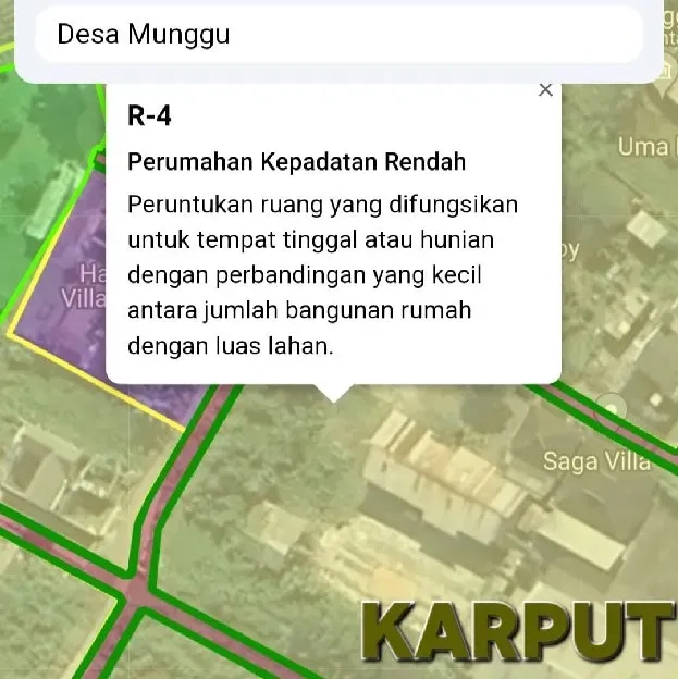 Dijual 4,59 are, Jl. Gandamayu Pemaron Raya Munggu Kapal Mengwi