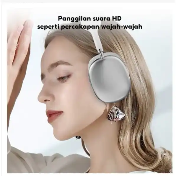 Headphone P9 Wireless Bluetooth V5.1 Full Bass Stereo Bluetooth Nirkabel dengan Mikrofon Headset Noi