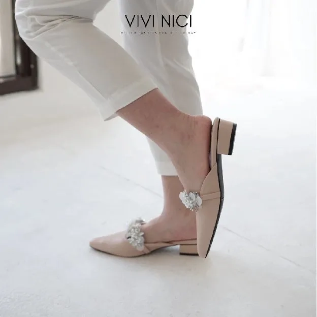 Lillie Sandal Mules Hak 3 Cm