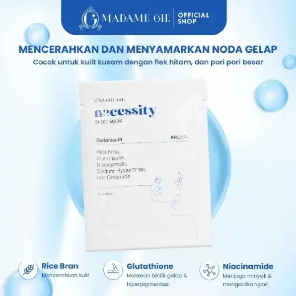 Madame Gie Necessity Sheet Mask - Masker Perawatan Wajah