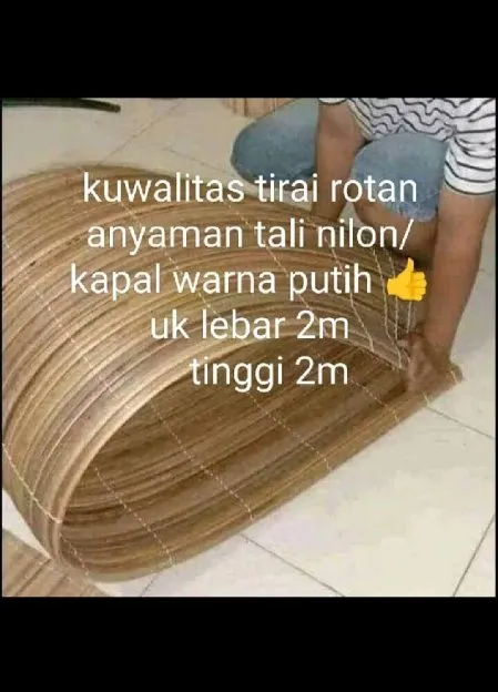 Tiray kerey ROTAN ASLi pull kulit sawittt