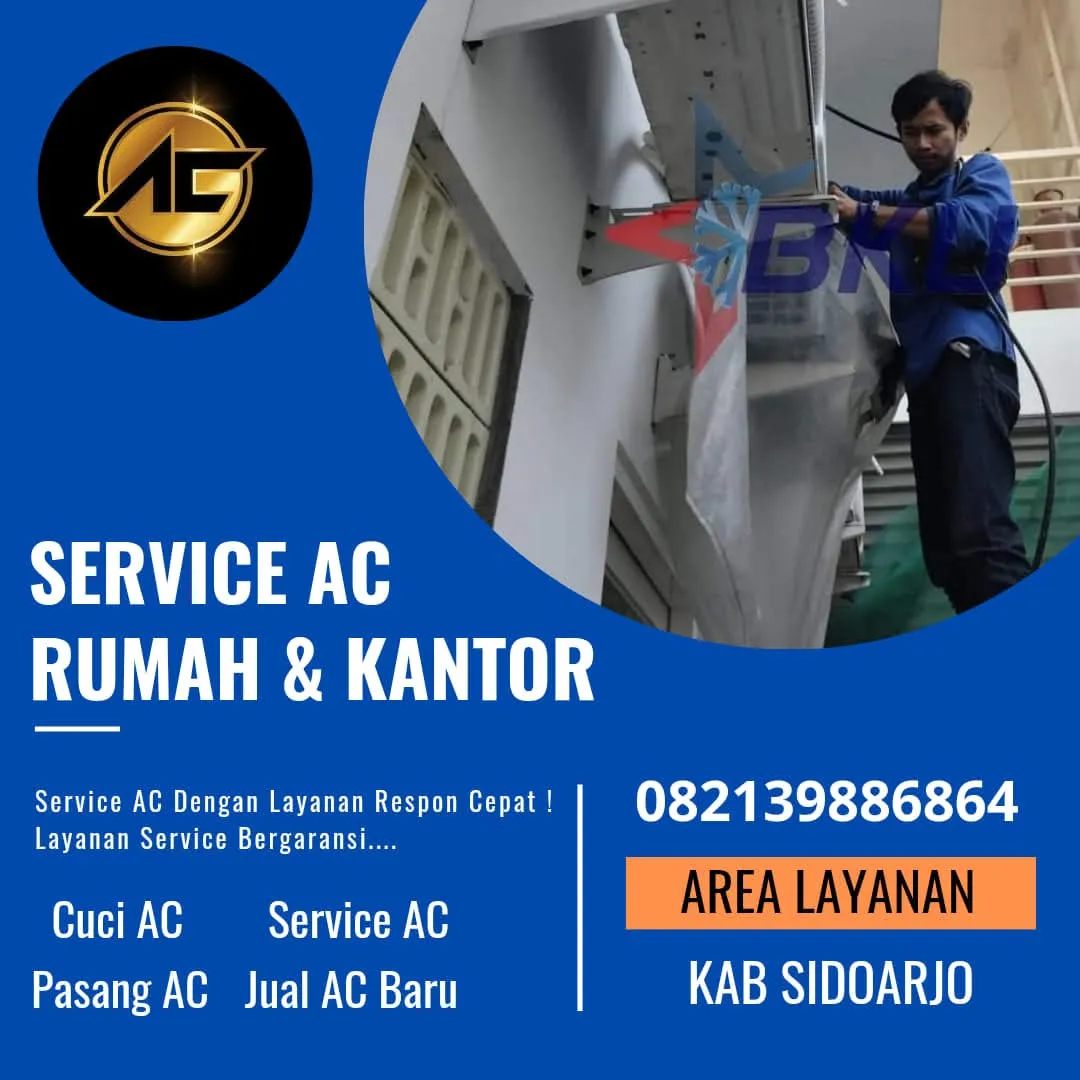 Service AC Rumah & Kantor Di Sidoarjo, Hubungi Kami !