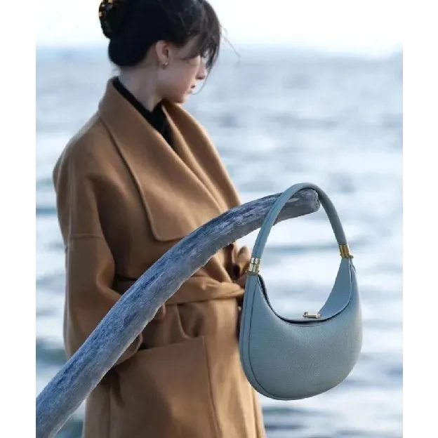 New pine Songmont crescent moon bag niche design spring and summer new handbag single shoulder armpi