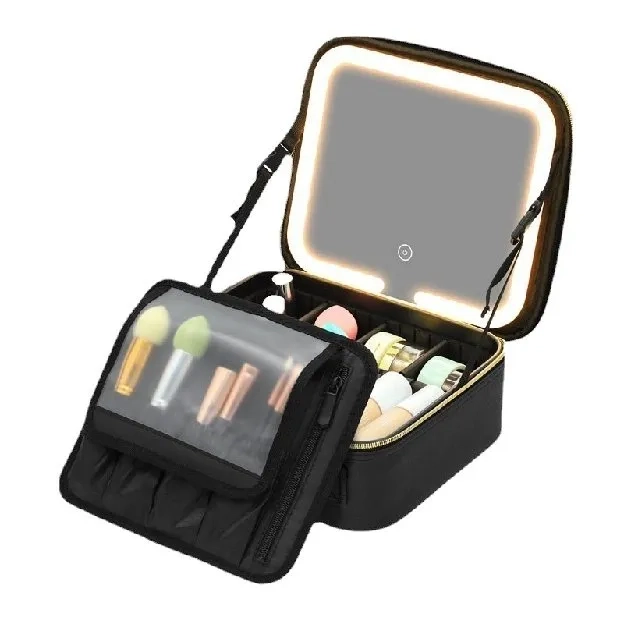 Tas Makeup Lampu / LED Makeupartist Bag MUA Beauty Case/Beauty Case / Tas Kosmetik Make Up Artist