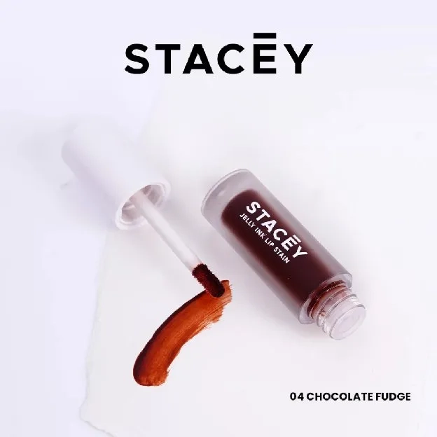 Stacey Jelly Ink Lip Stain - Lip Tint Make up Hydrating and Moisturizing Lips