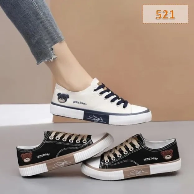 Sepatu Sneaker Wanita Whybear Tali - dmn