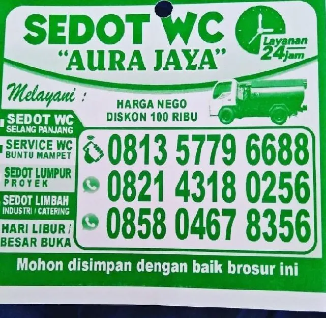 sedot WC Mojokerto murah