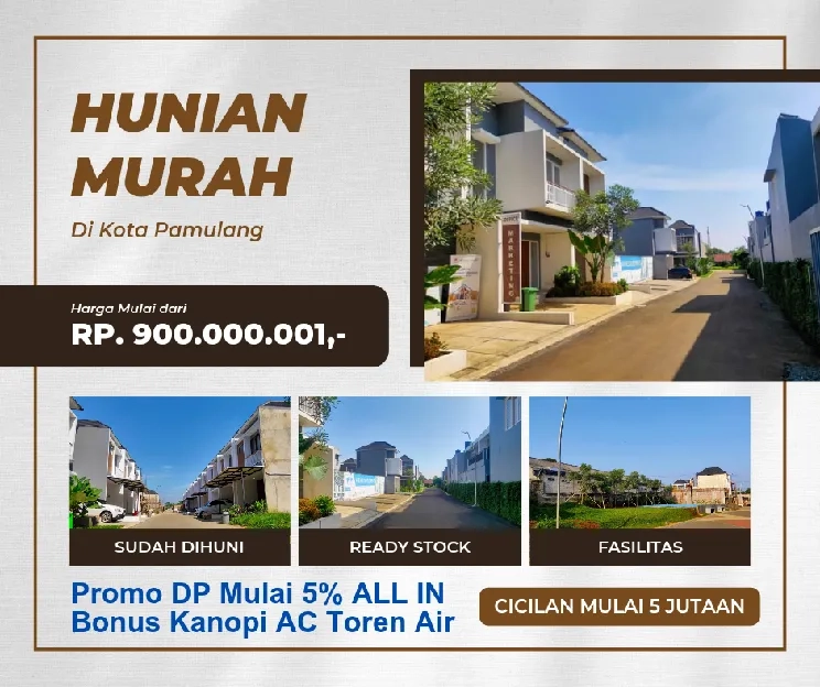 Dijual Rumah Termurah di Pamulang 