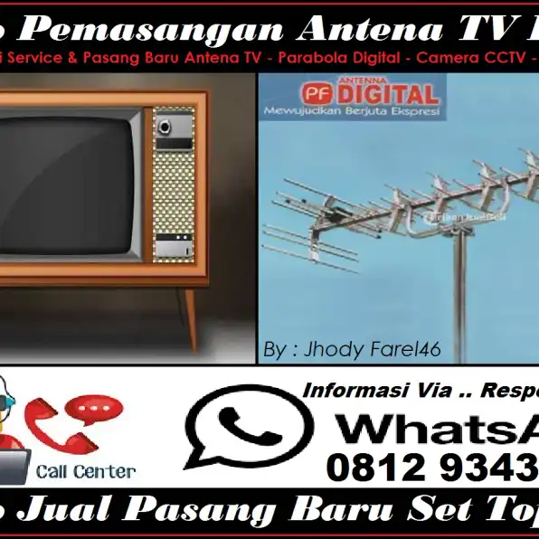 Toko Pasang Antena TV Medan Satria [] Harga Paket Antene TV Digital Di Medan Satria ~ Bekasi