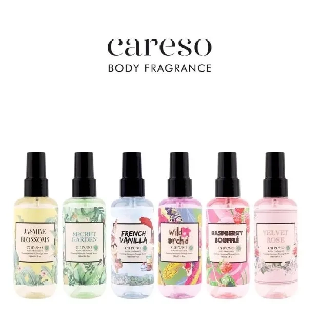 CARESO BODY FRAGRANCE - BODY MIST PARFUM MEMORIES THROUGHT SCENTS