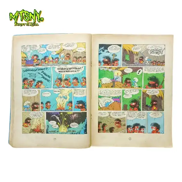 Komik Lebar Eropa Kisah Smurf Penjelajahan AstroSmurf 1986