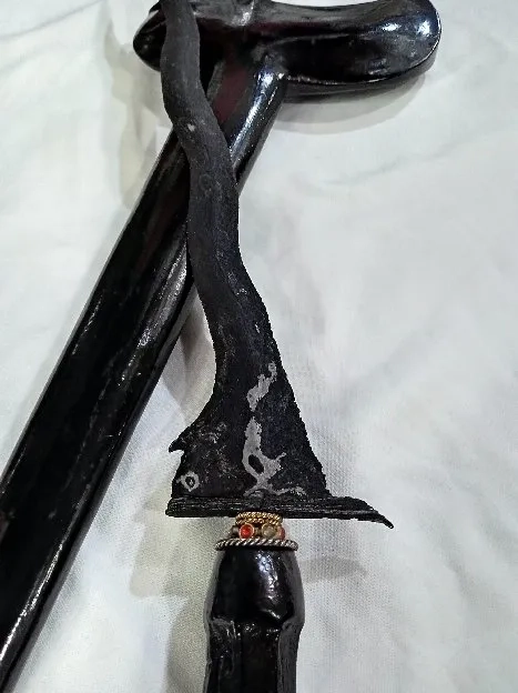 Keris sepuh kebo dengen pamor ceprit Majapahit 