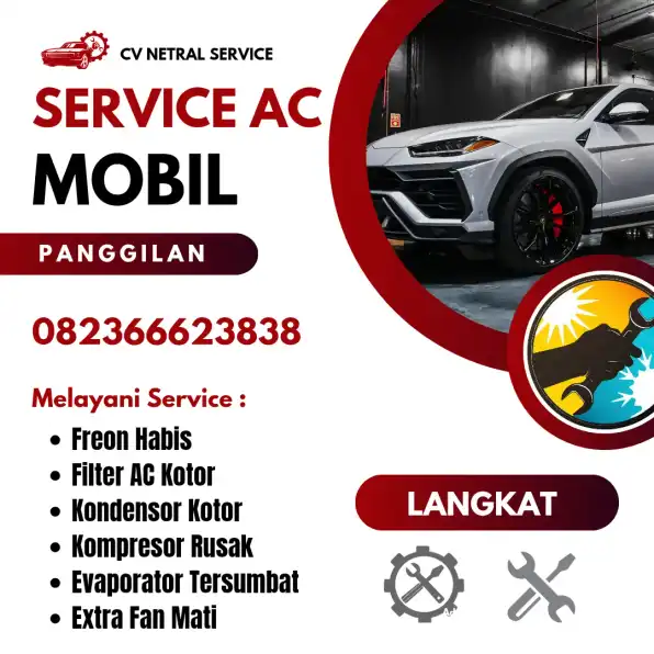 Service AC Mobil Terdekat Langkat 082366623838