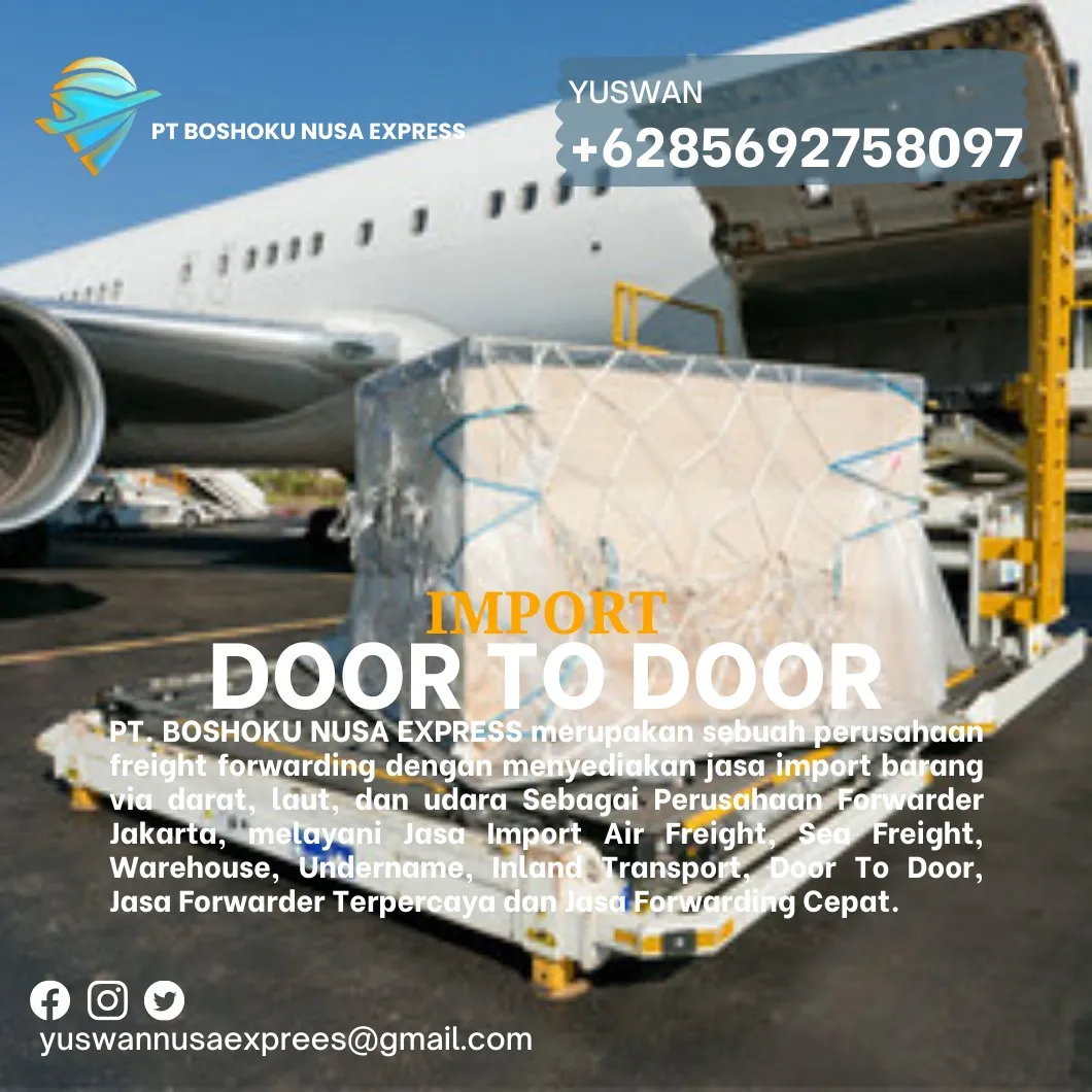 JASA IMPORT BARANG DOOR TO DOOR TAIWAN TO INDONESIA