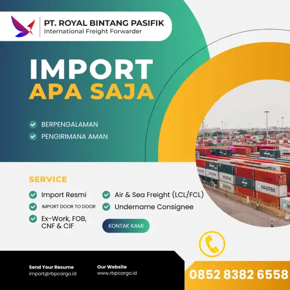 Jasa pengiriman barang impor