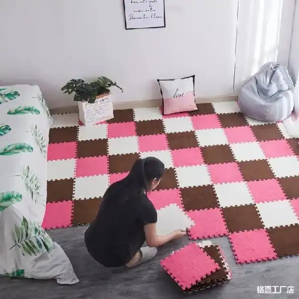 Karpet Puzzle Bulu Pengaman Bayi Pelindung Kepala Balita Anak Alas Lantai Dekorasi Keset Kaki