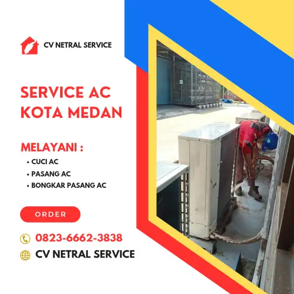 Service AC Komplek Perumahan Graha Arizona Medan Kota