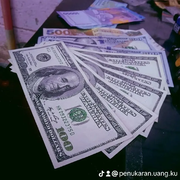 penukaran uang dollar lama dan uang kuno Indonesia 