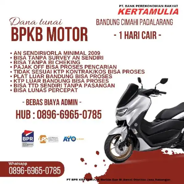 gadai BPKB motor Bandung