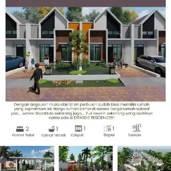 rumah komersil dijual 