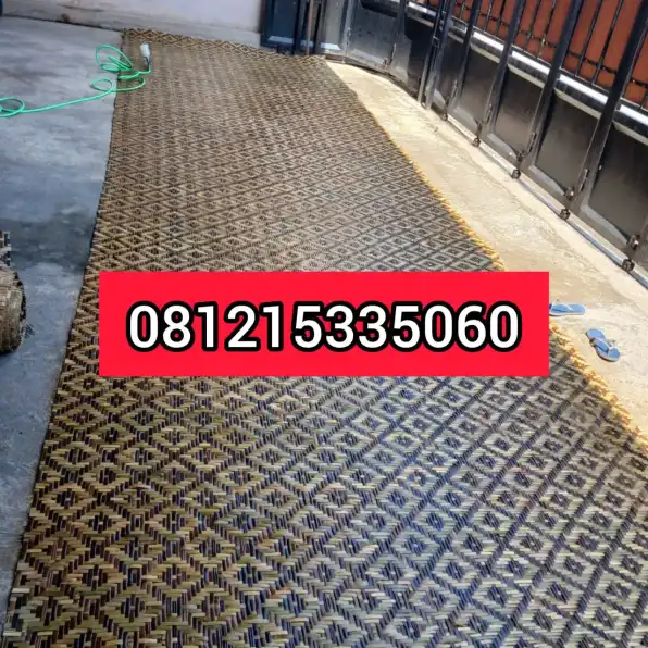 Jual Plafon Anyaman Bambu Jogja 081215335060