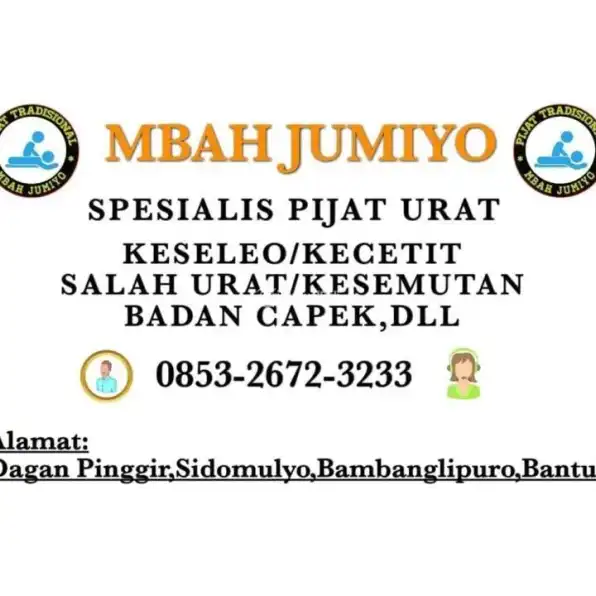 Pijat Tradisional Bantul 085326723233