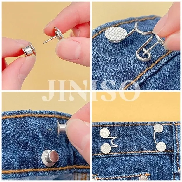 1set Kancing Pengecil Jeans Adjustable Unisex