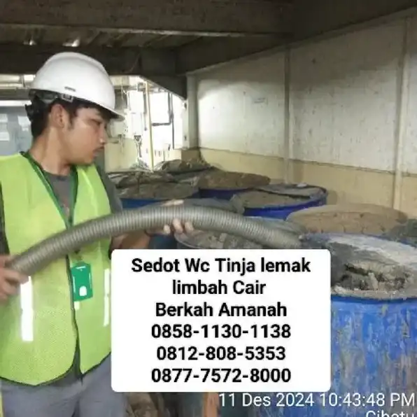 Sedot Wc limbah Cisarua Bogor 085811301138 Berkah Amanah