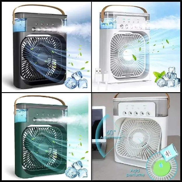 PROMO Ac Mini Humidifier Cooler Portable + Kipas Angin Pendingin Ruangan Mini