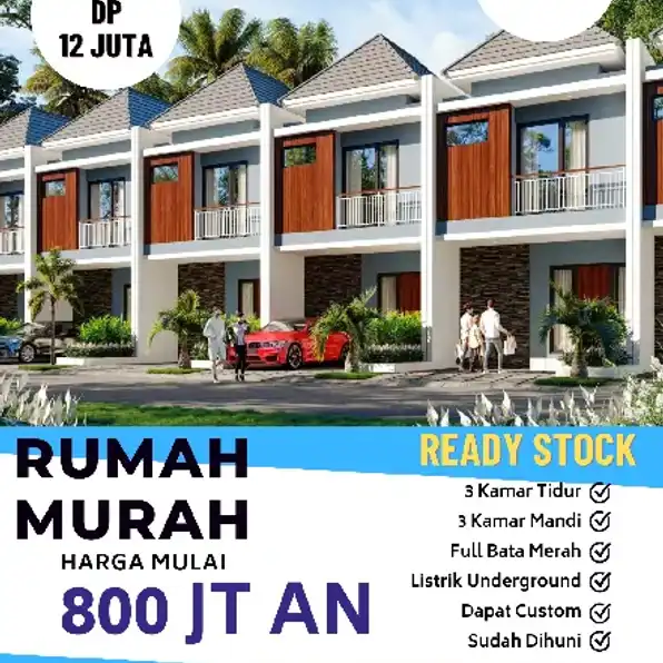 Rumah murah lebar 7 meter di pamulang