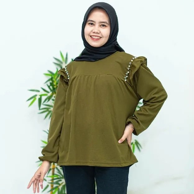 Ec Blouse mutiara aminah abu l atasan fashion baju blouse wanita