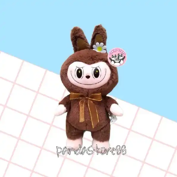 Gantungan Kunci Boneka Labubu The Monsters Macarone Kawai Keychain Labubu