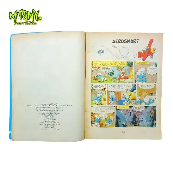 Komik Lebar Eropa Kisah Smurf AeroSmurf Aya Media Pustaka 1991